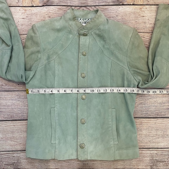 ST. JOHN Goat Suede Jacket - Picture 15 of 16